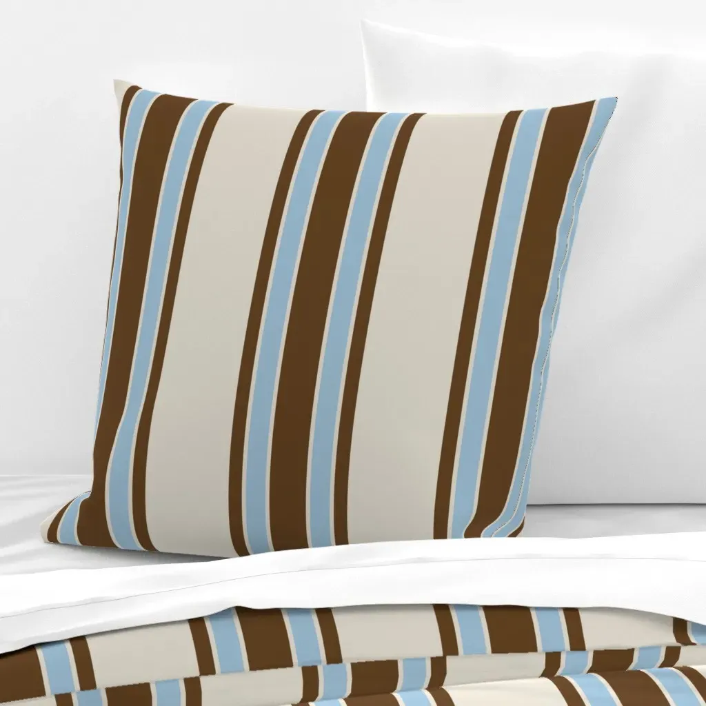 The Dopamine Nest Euro Pillow Sham - Brown, Blue product