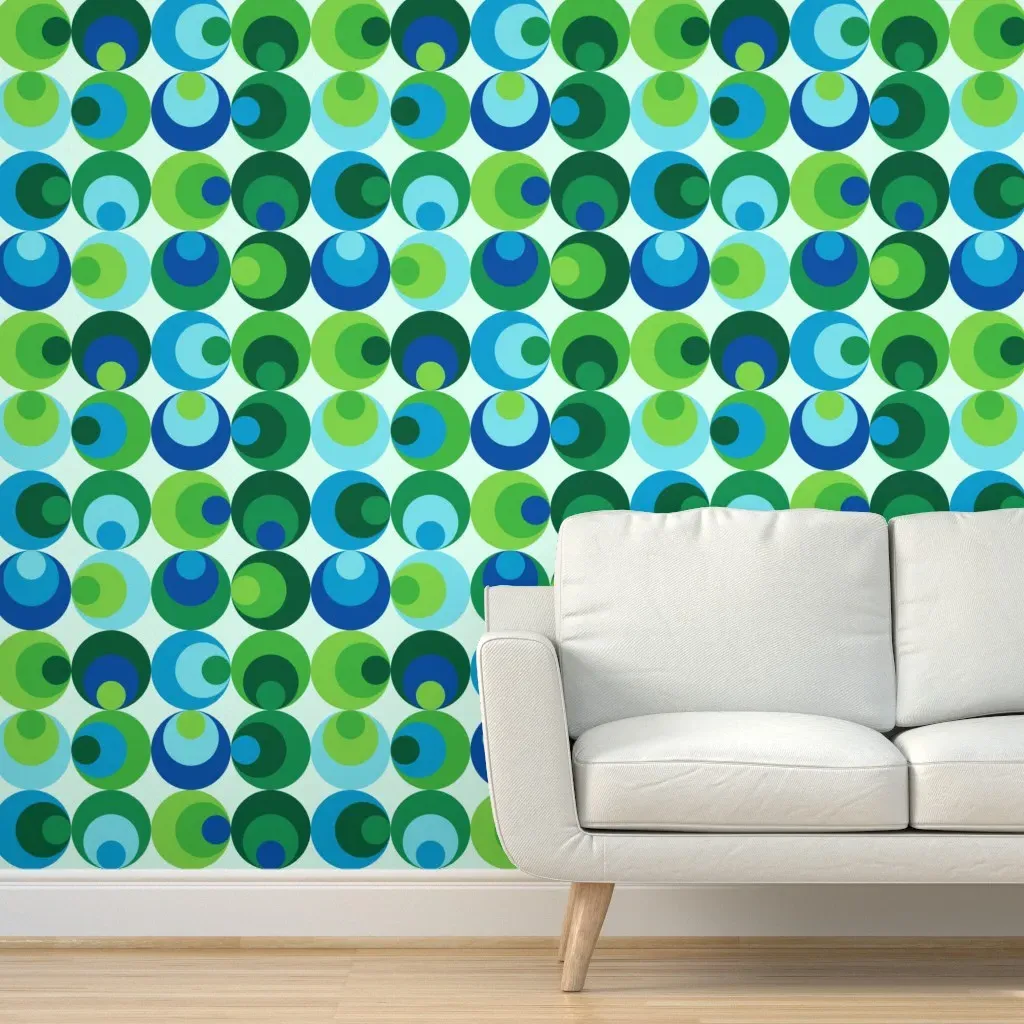 The Dopamine Nest Peel and Stick Wallpaper - Green product