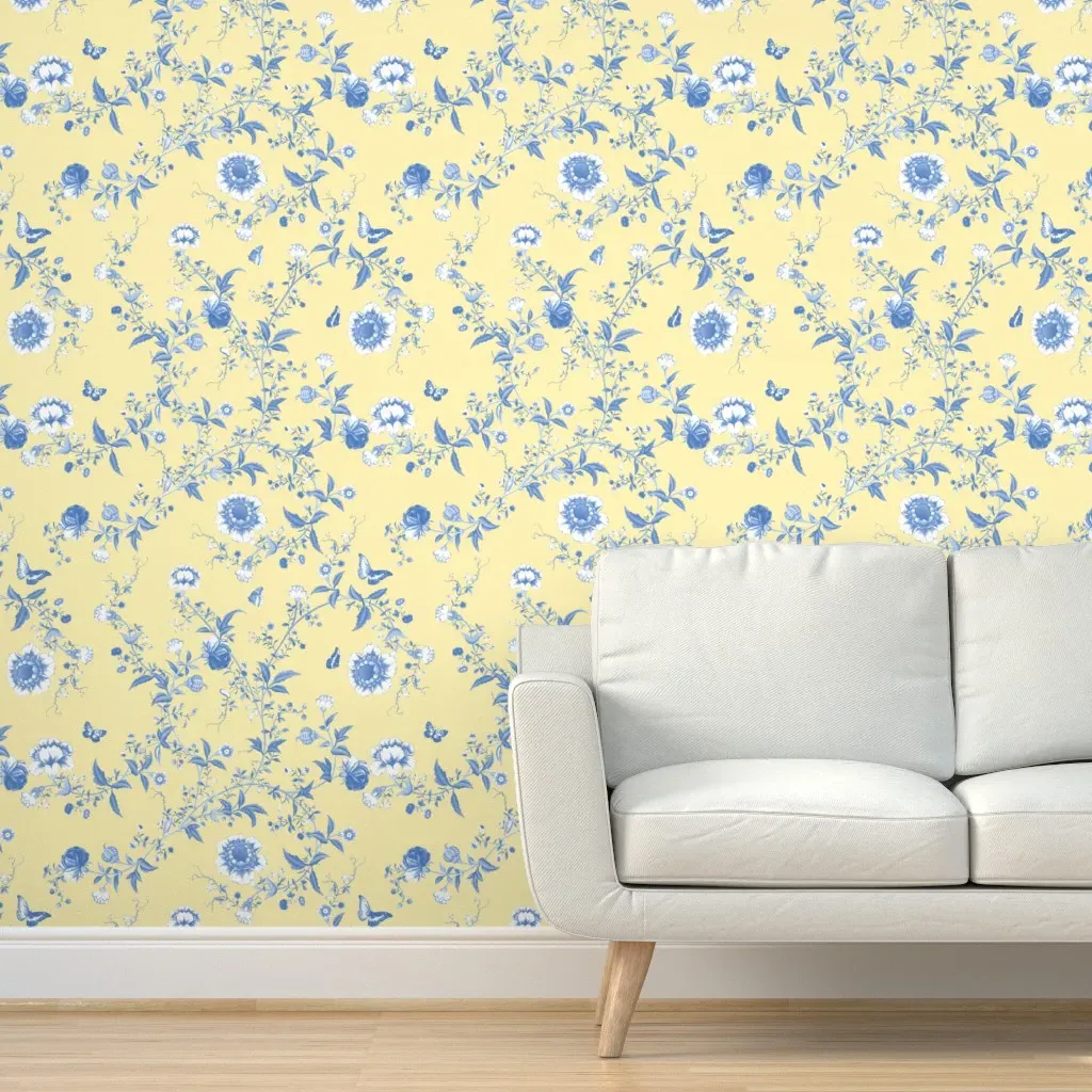 The Dowager's Chinese Room Peel and Stick Wallpaper - Daffodil product