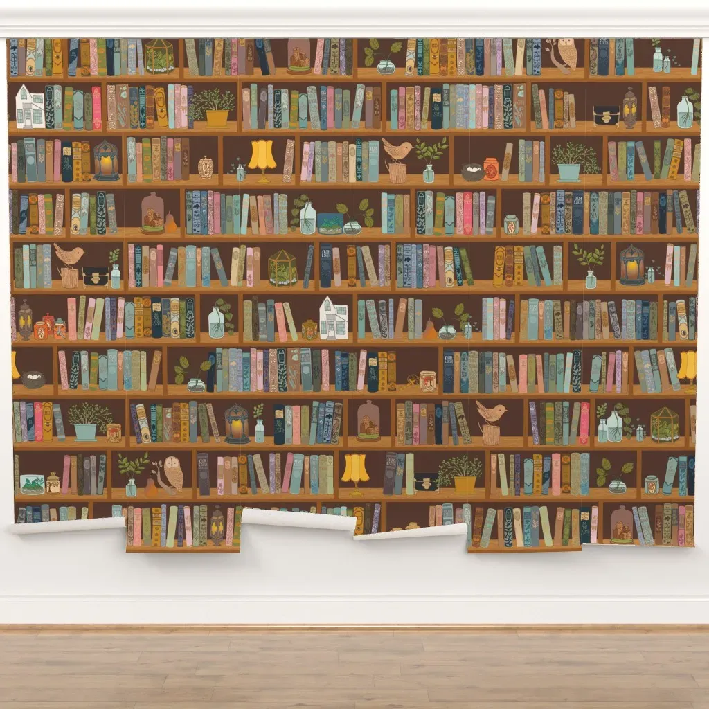 The Library Peel and Stick Wall Mural product