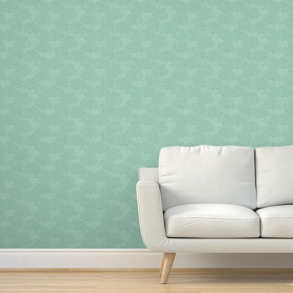 The Lotus Spa Peel and Stick Wallpaper - Aqua product