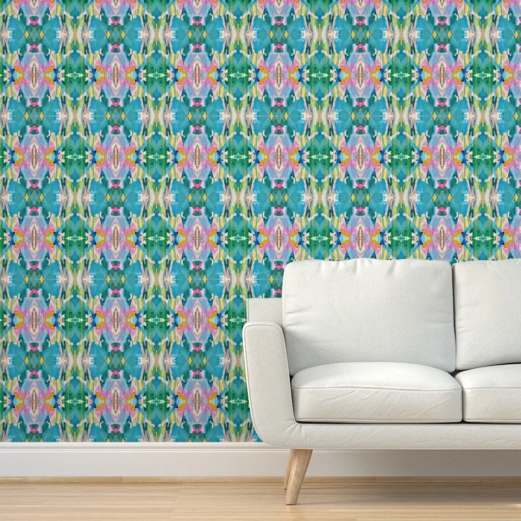The Next Day Pattern Peel and Stick Wallpaper - Teal product