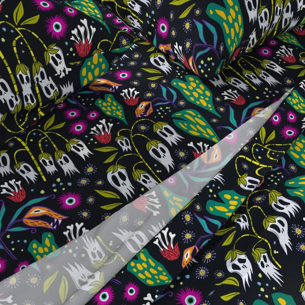 The Odd Garden Phantasmagoria Floral Cal King Sheet Set - White alternate view