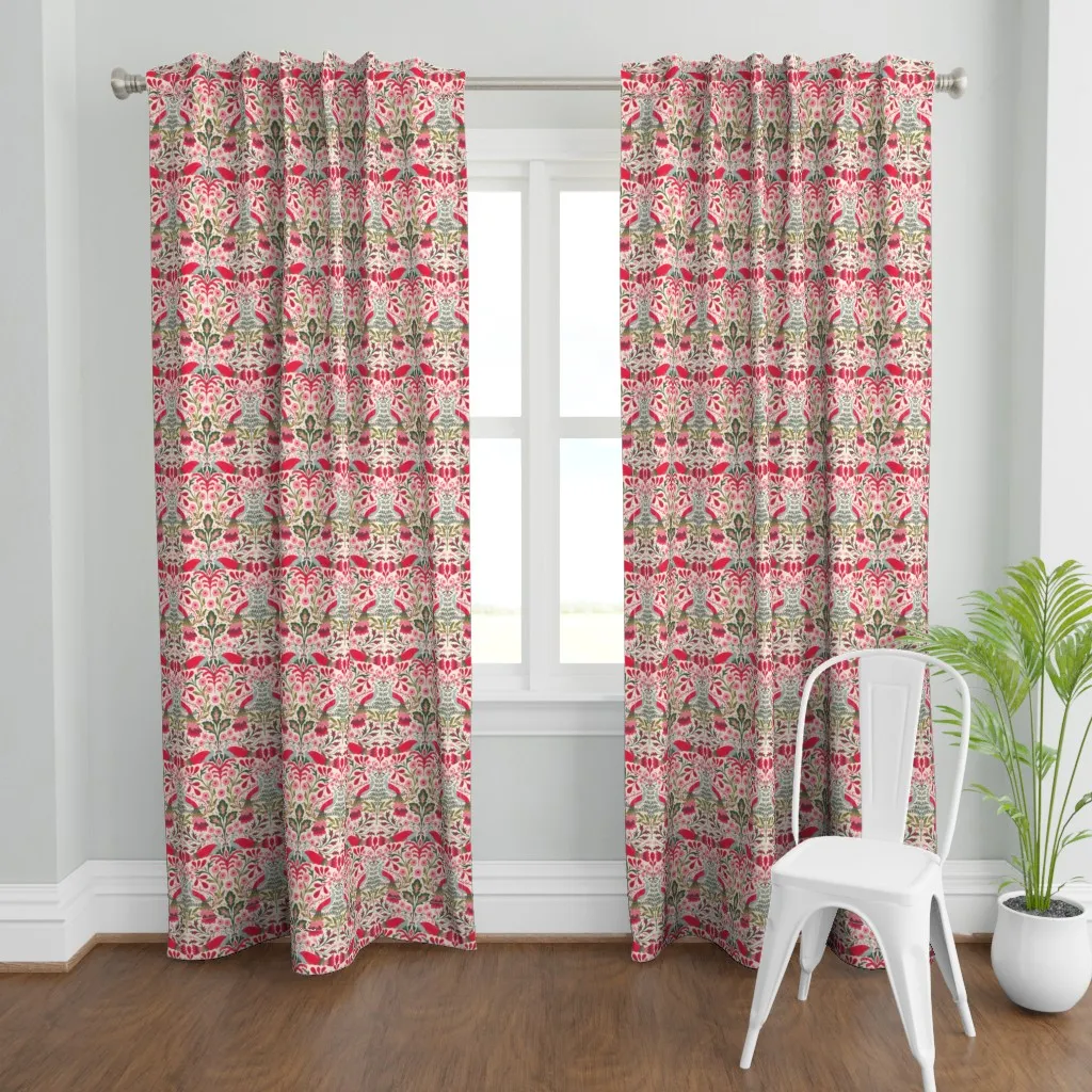 The Showman Curtain Panel - Crimson Red product