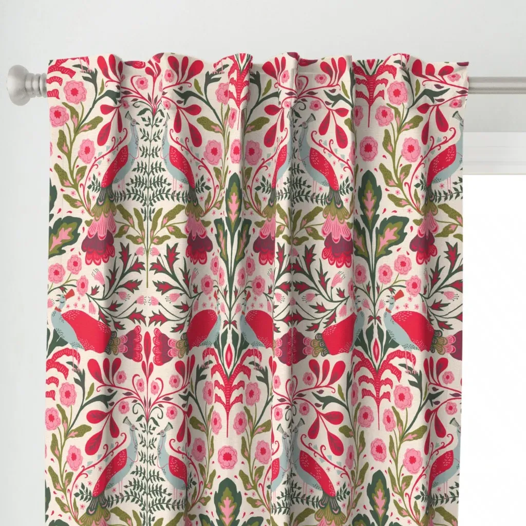 The Showman Curtain Panel - Red alternate view