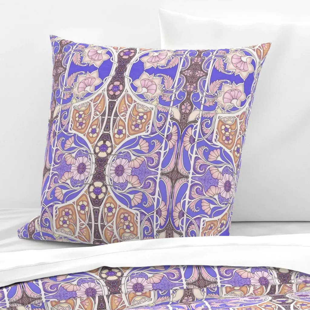 Then Spring Sprang Euro Pillow Sham - Purple product