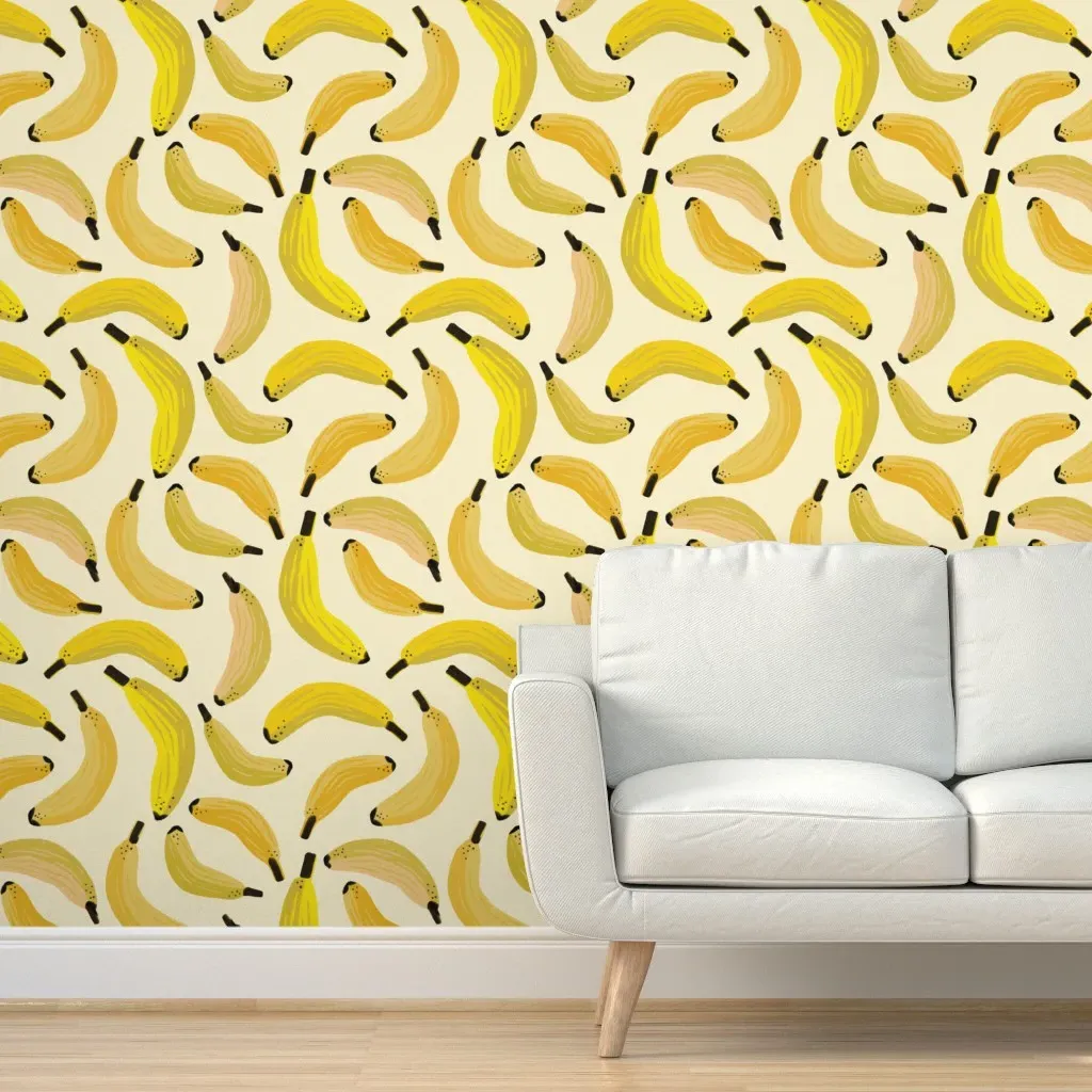 This Is Bananas Peel and Stick Wallpaper - Yellow product