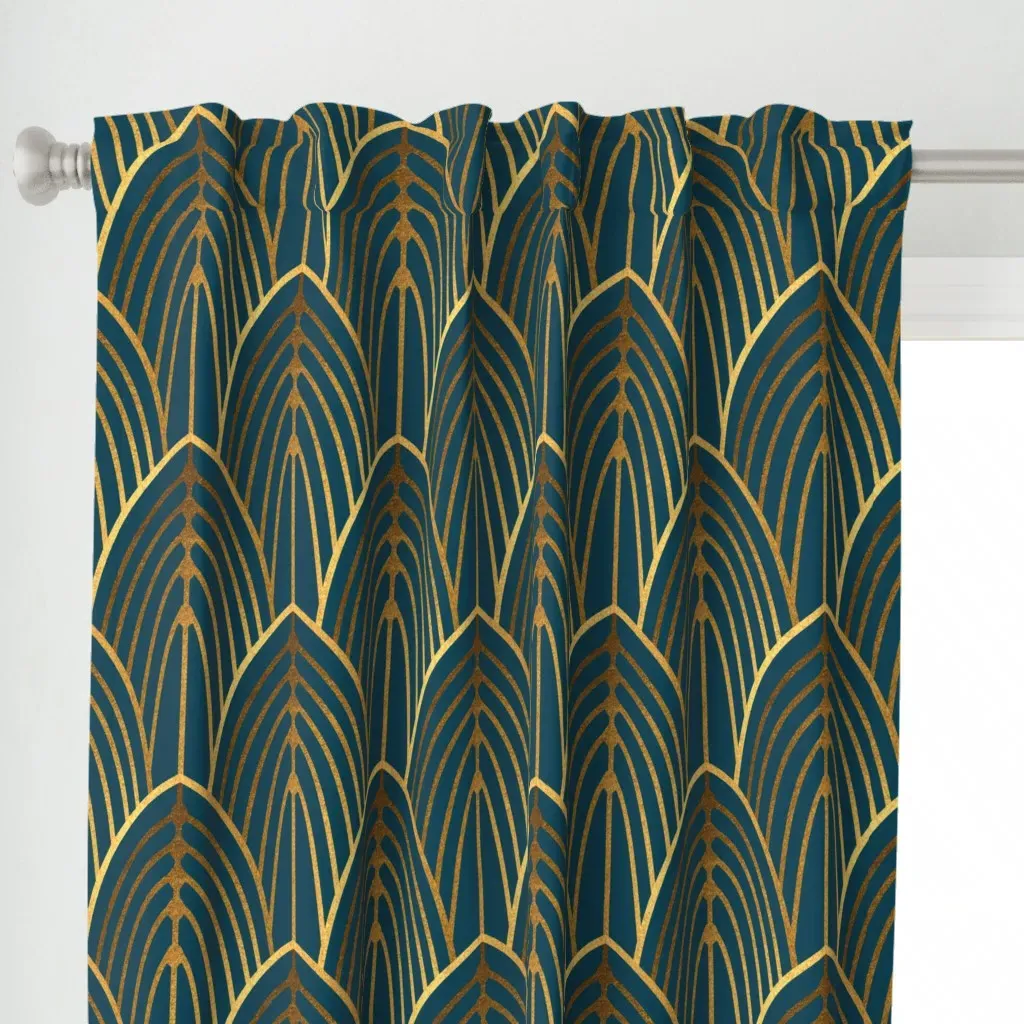 Tiffany Curtain Panel - Gold alternate view