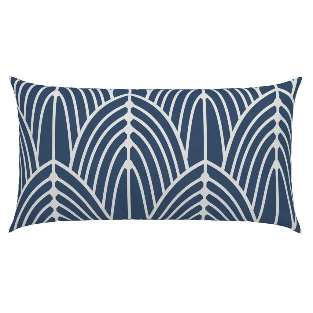 Tiffany King Size Pillow Sham - Navy Blue product