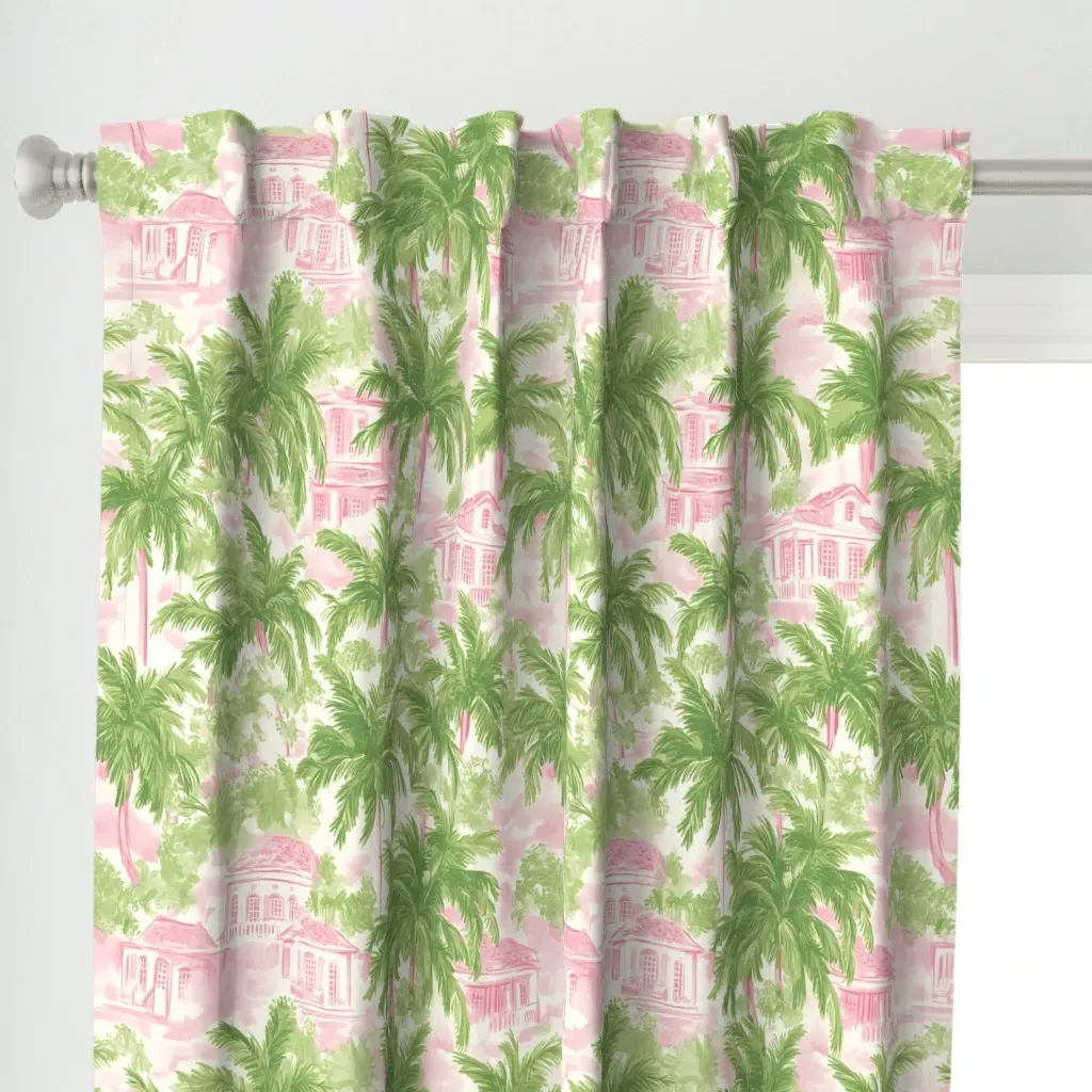 Toile The Sway Home Curtain Panel - Green alternate view