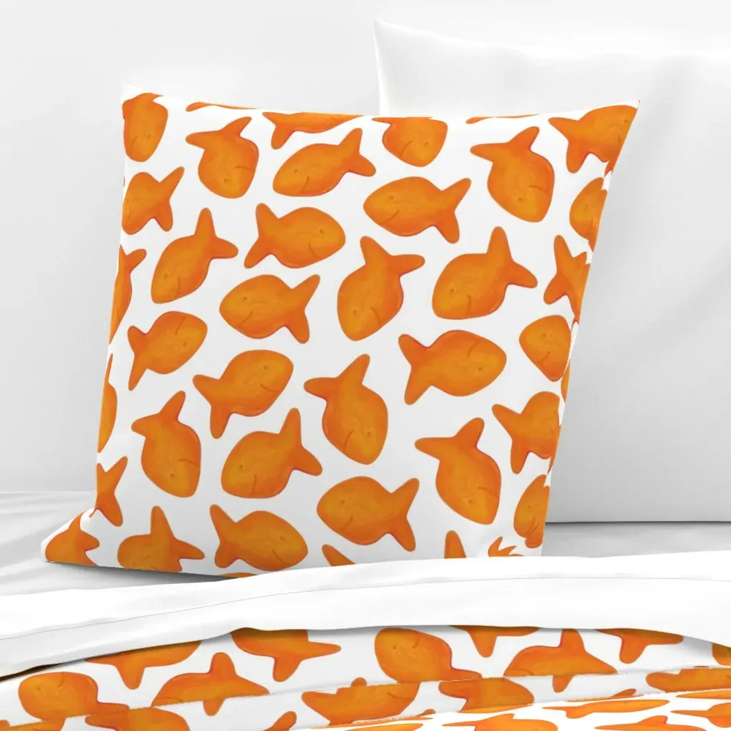 Toss Goldfish Euro Pillow Sham - Orange product