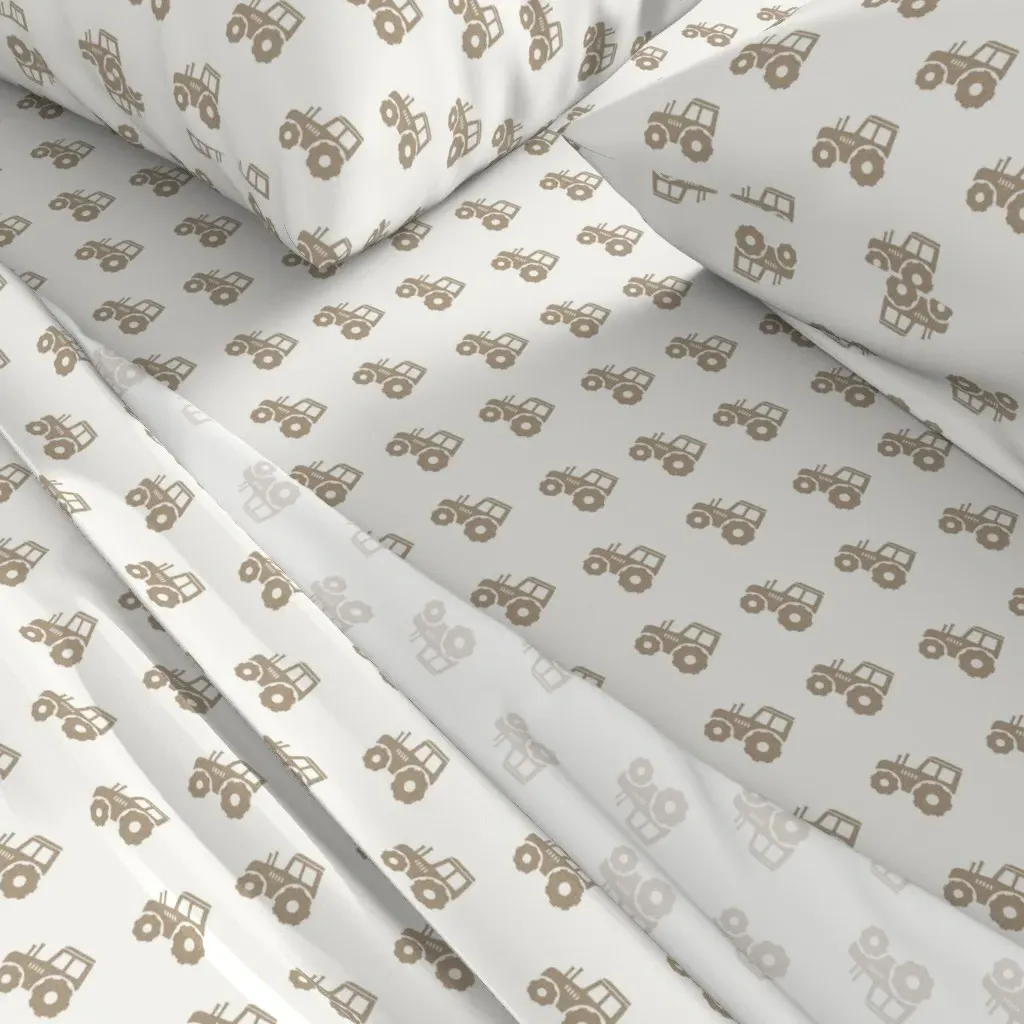 Tractors Full Sheet Set - Beige alternate view