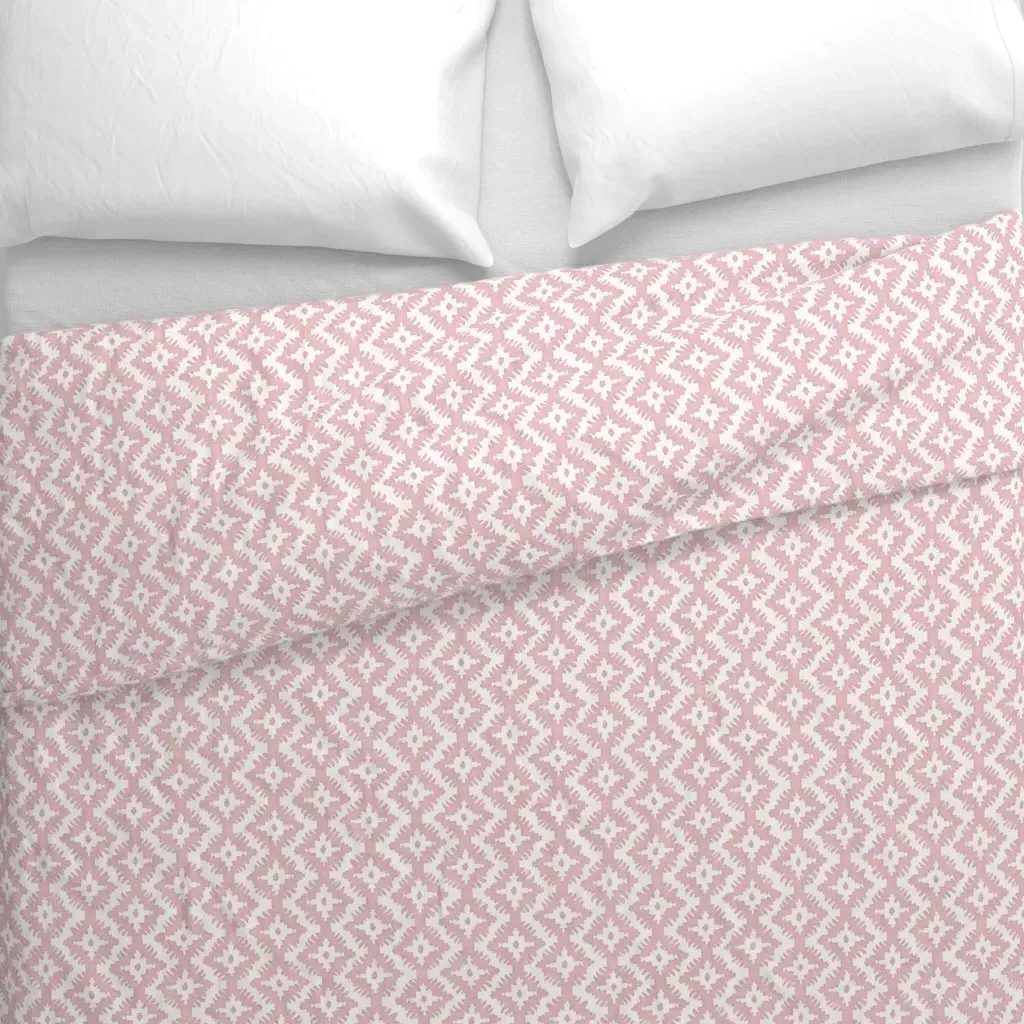 Trailhead Rose Duvet Cover - Blush Pink alternate view