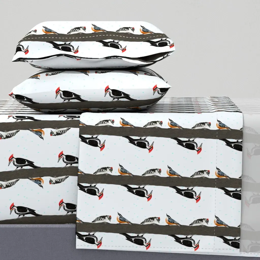 Tree Clingers Queen Size Sheet Set - Black product