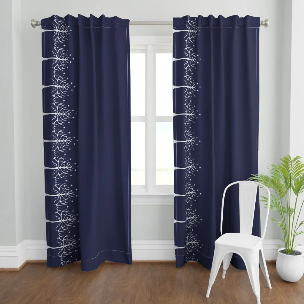 Tree Of Gondor Curtain Panel - Silver product