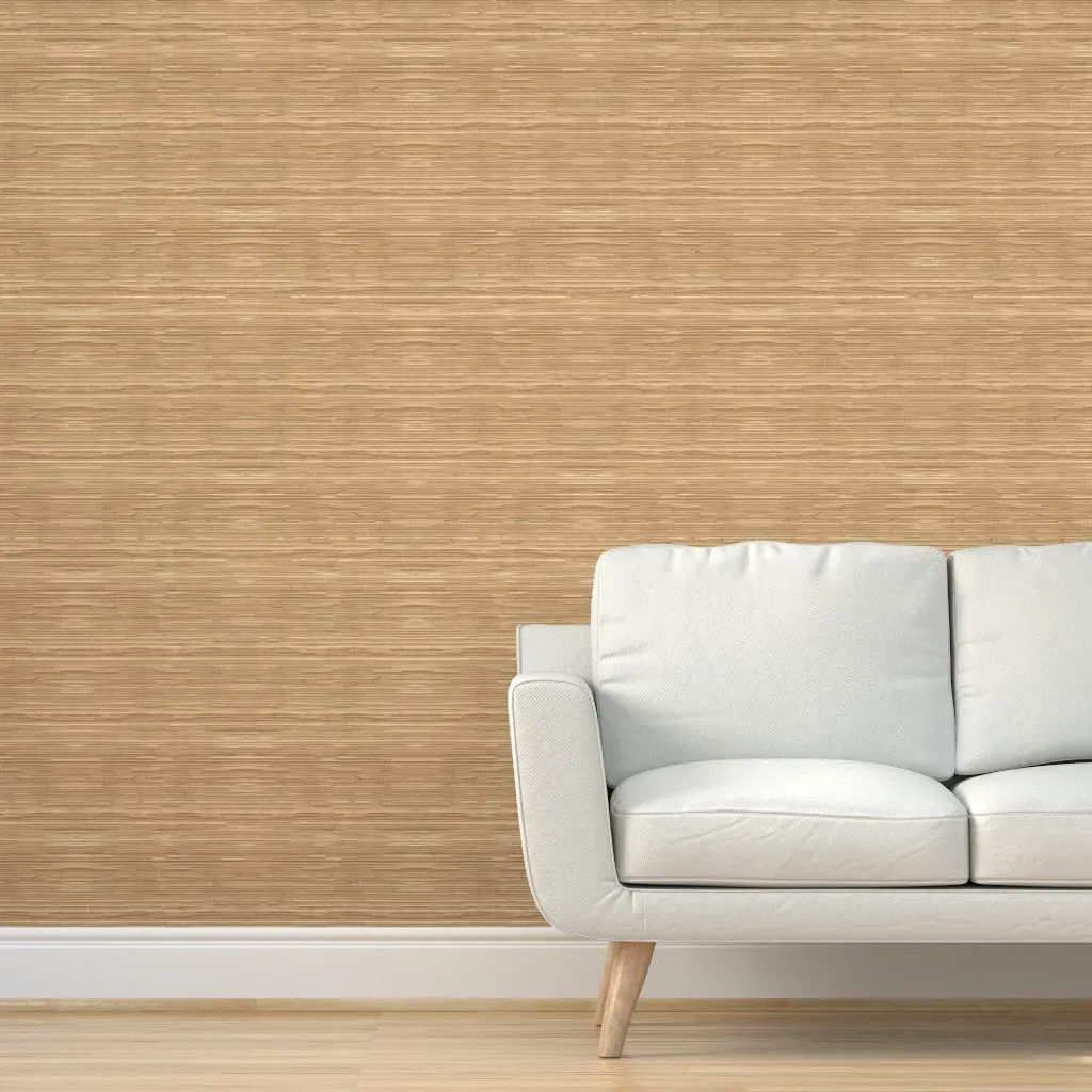 Tropical Grasscloth Peel and Stick Wallpaper - Light Beige product