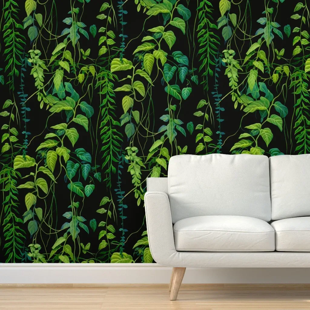 Tropical Jungle Vine Peel and Stick Wallpaper - Green product