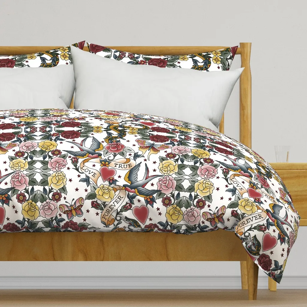 True Love Forever Duvet Cover - Red product