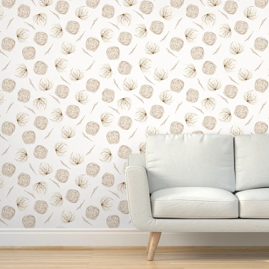 Tumbleweeds And Twigs Peel and Stick Wallpaper - Beige product