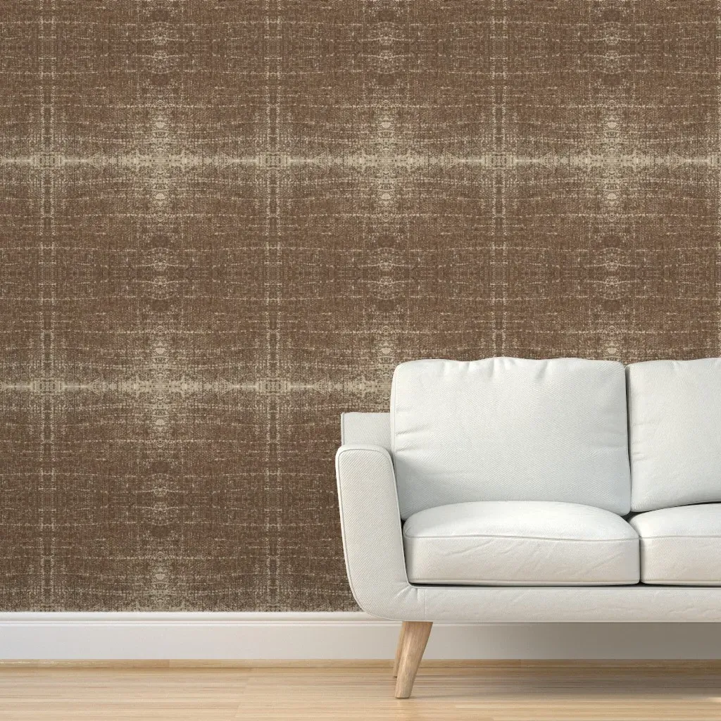 Turka Solid Peel and Stick Wallpaper - Brown product