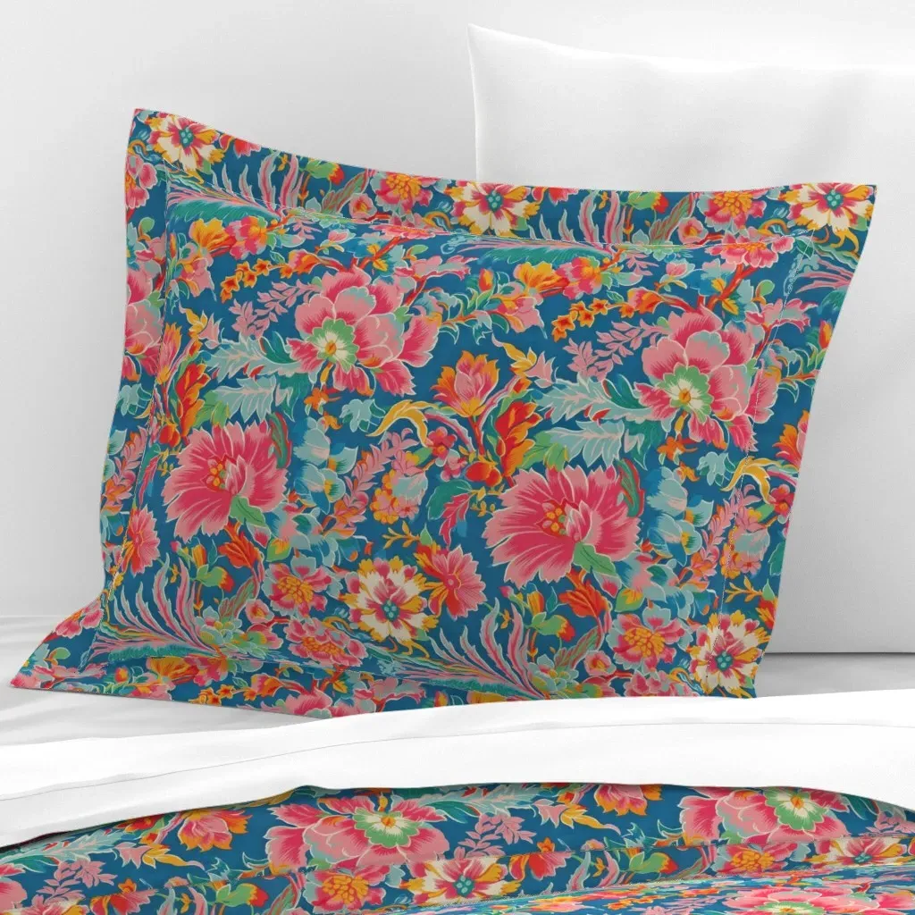 Turkish Dreams Standard Flanged Pillowcase - Pink, Cotton Sateen product