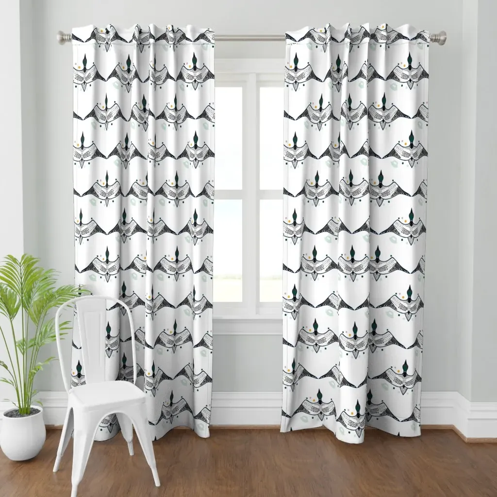 Tuullik Curtain Panel - Dark Teal product