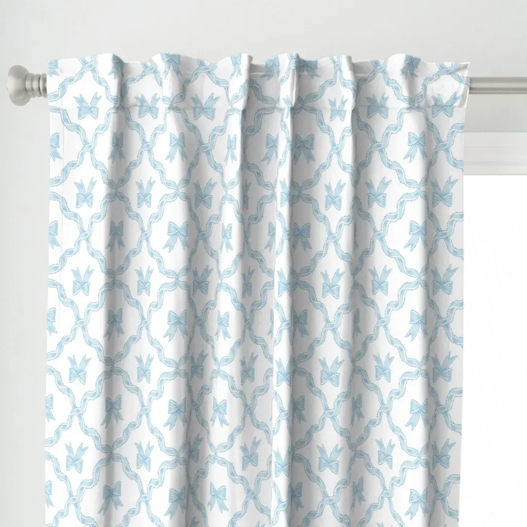 Two Directional Curtain Panel - Light Blue alternate view