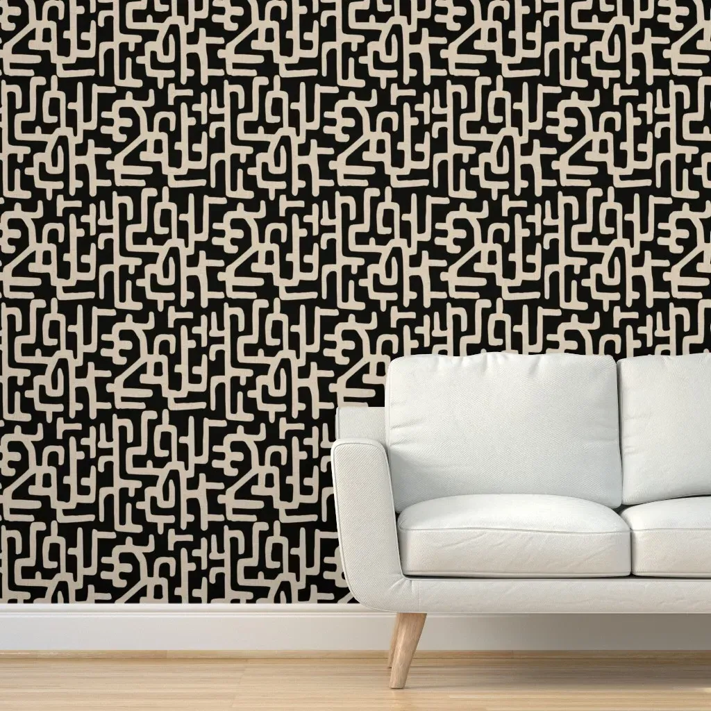 Ubu Peel and Stick Wallpaper - Black product