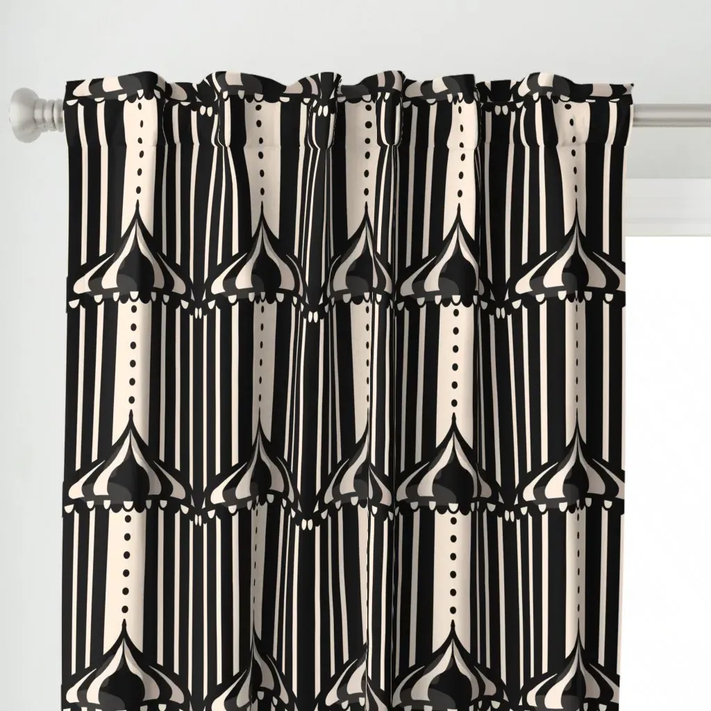 Umbrella Curtain Panel - Beige alternate view