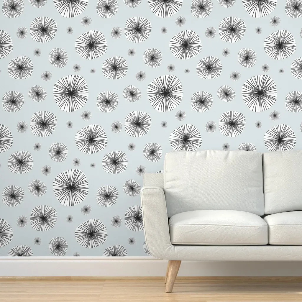 Under The Mushroom Peel and Stick Wallpaper - Egg Shell White product