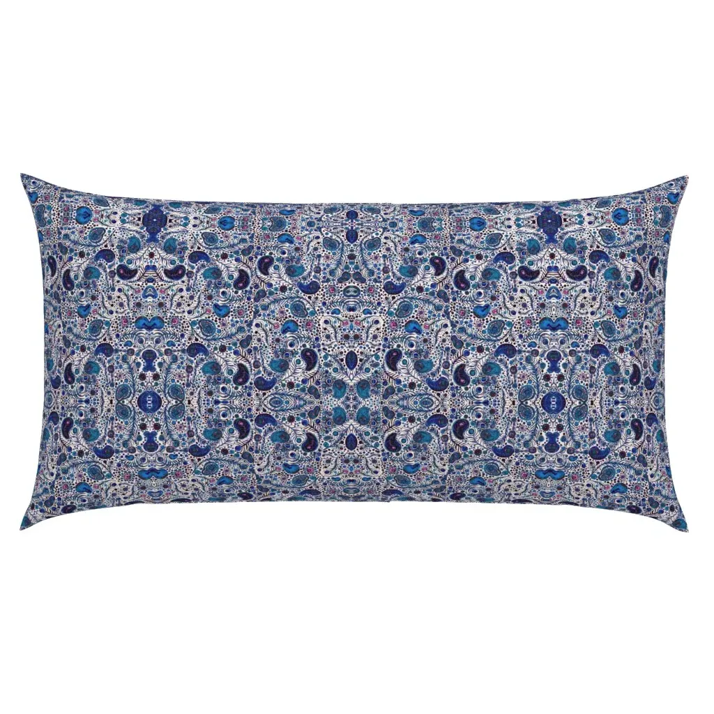 Unicorn Paisley King Pillow Sham - Blue product