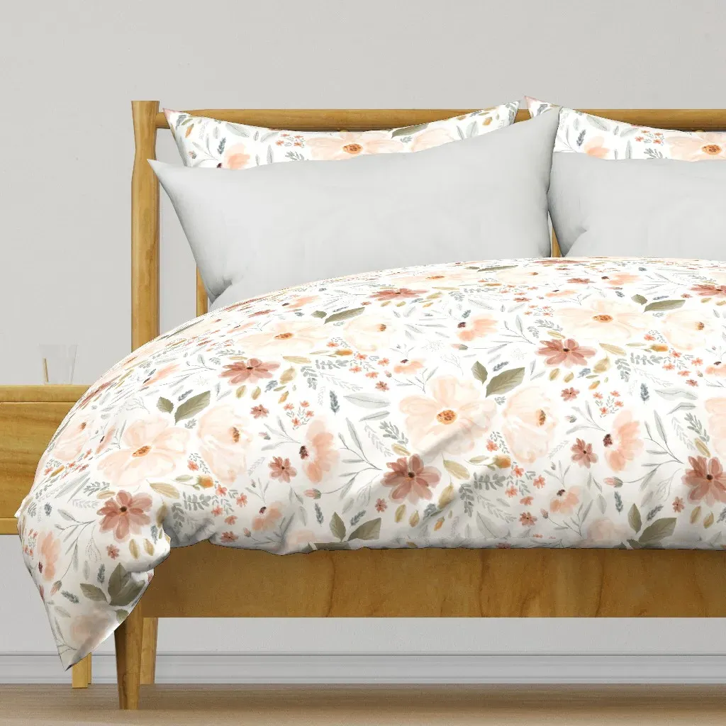 Valencia Gardens Duvet Cover - Peach product