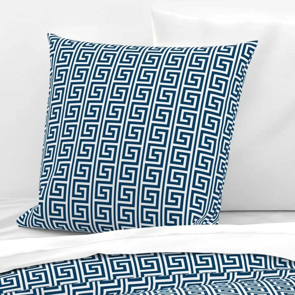 Valletta Stripes Small Euro Pillow Sham - Navy Blue product