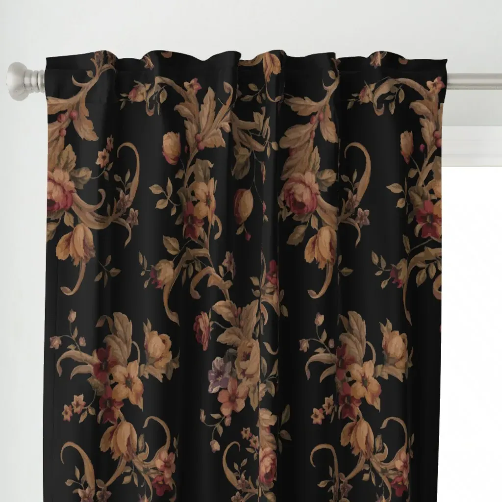 Vampire Guild Curtain Panel - Black alternate view