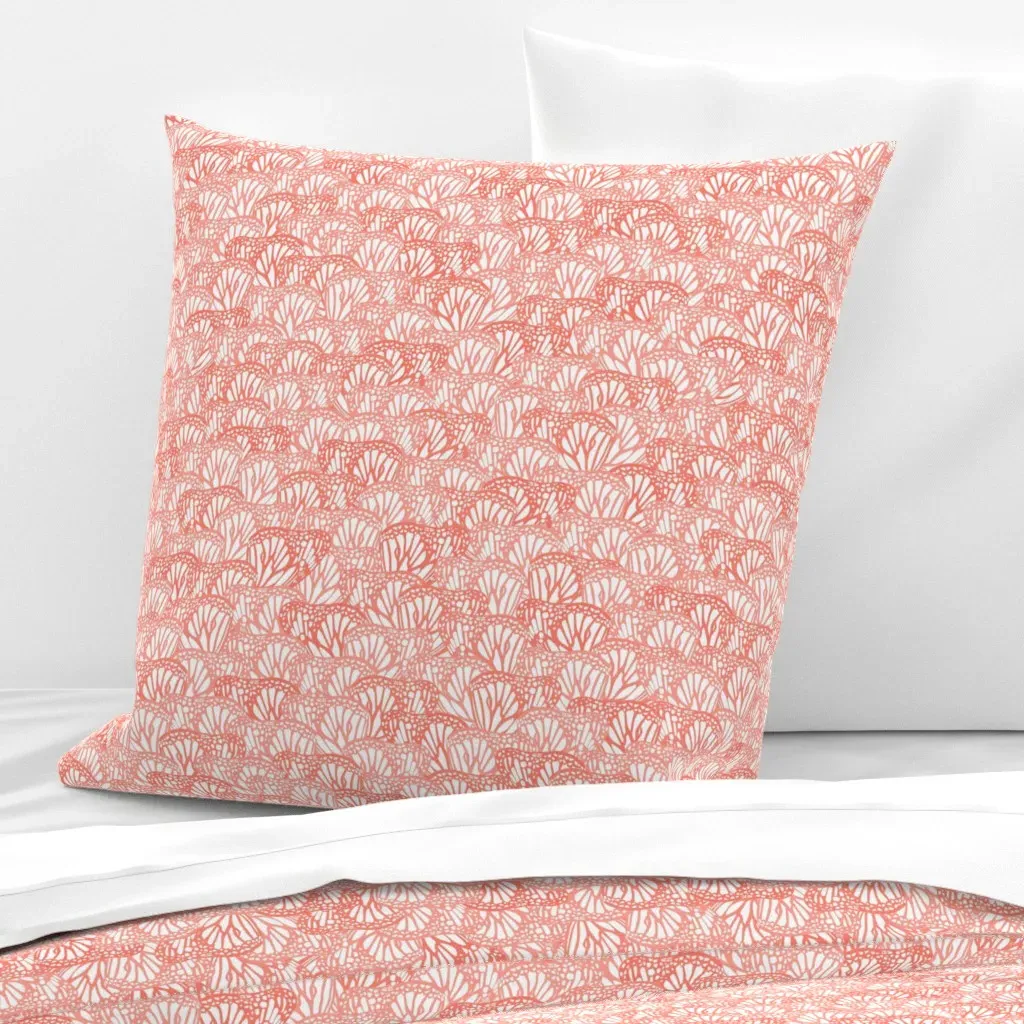 Vanessa Euro Pillow Sham - Coral product