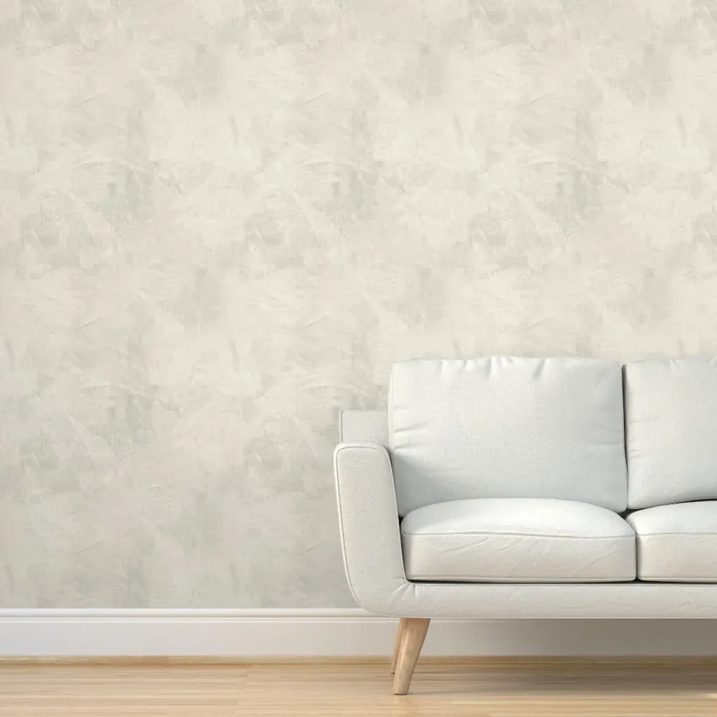 Venetian Plaster Faux-Textured Peel and Stick Wallpaper - Off-White product