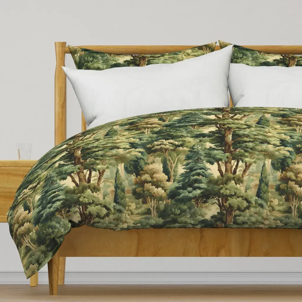 Verdure Royale Tapestry Duvet Cover - Green product