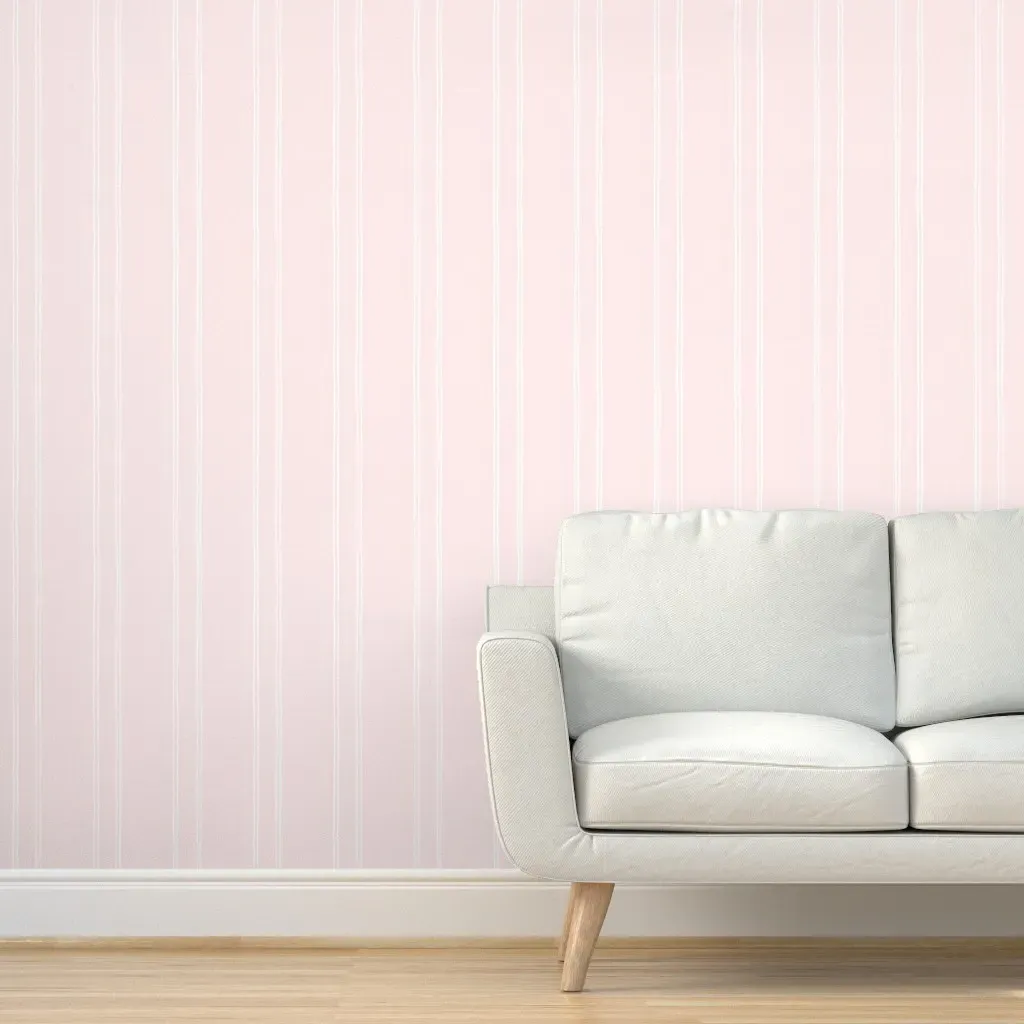 Vertical Planks Peel and Stick Wallpaper - Blush Pink product