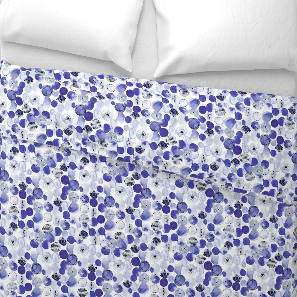 Very Peri Blue Pantone Coty 2022 Duvet Cover - Blue alternate view