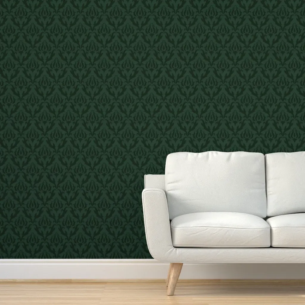 Victoria Peel and Stick Wallpaper - Green, Black product