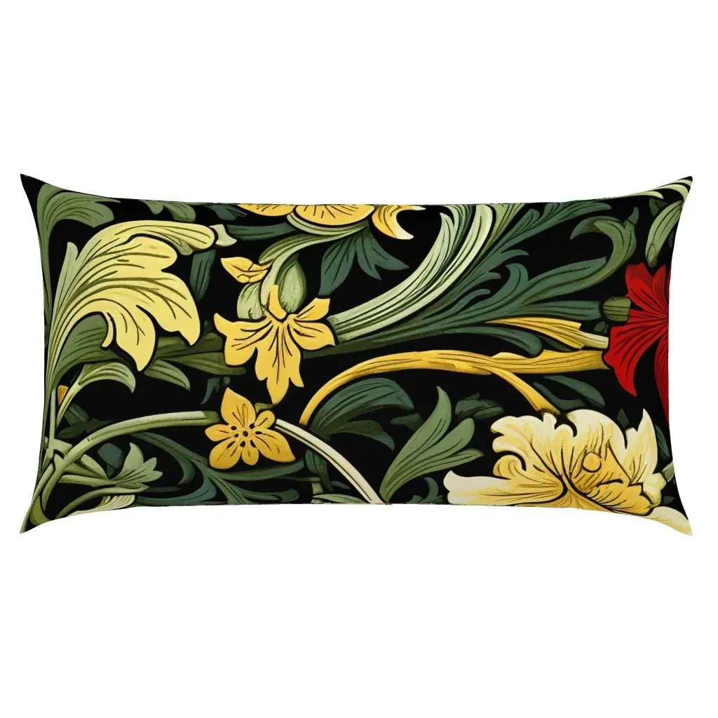 Victorian Floral King Size Pillow Sham - Gold product