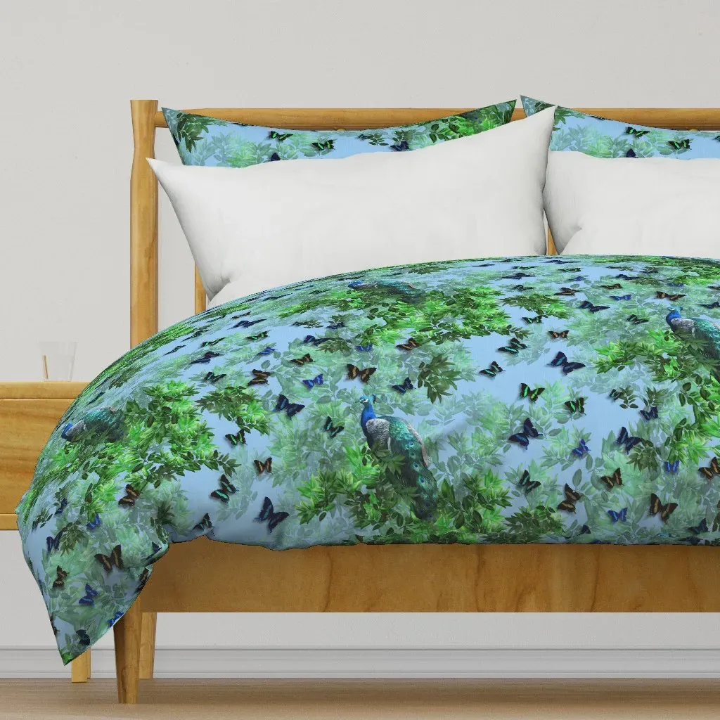 Victorian Sky Duvet Cover - Light Blue product