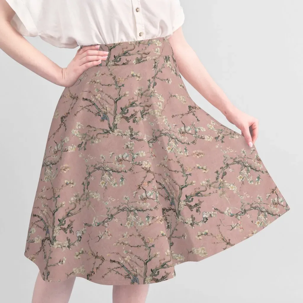Vincent Van Gogh Almond Blossom Fabric Yardage - Pink, Sport Pique alternate view