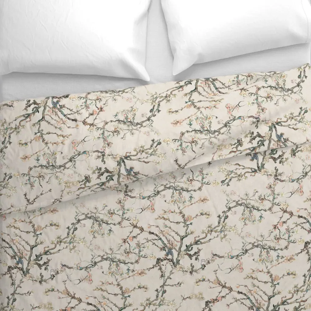 Vincent Van Gogh Almond Duvet Cover - Off-White alternate view