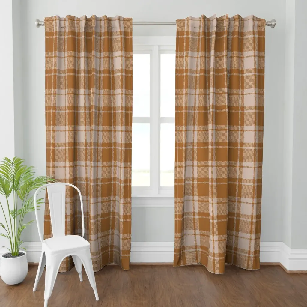Vintage Buffalo Curtain Panel - Brown product