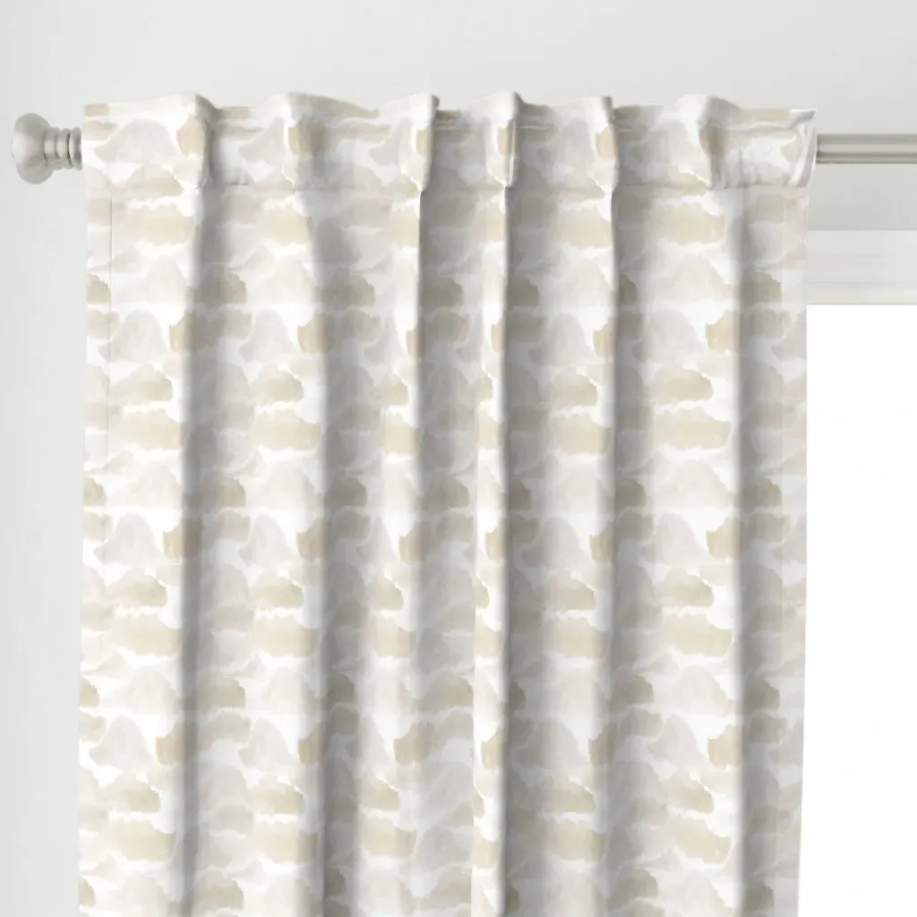 Vintage Cloudy Sky Curtain Panel - Off-White alternate view