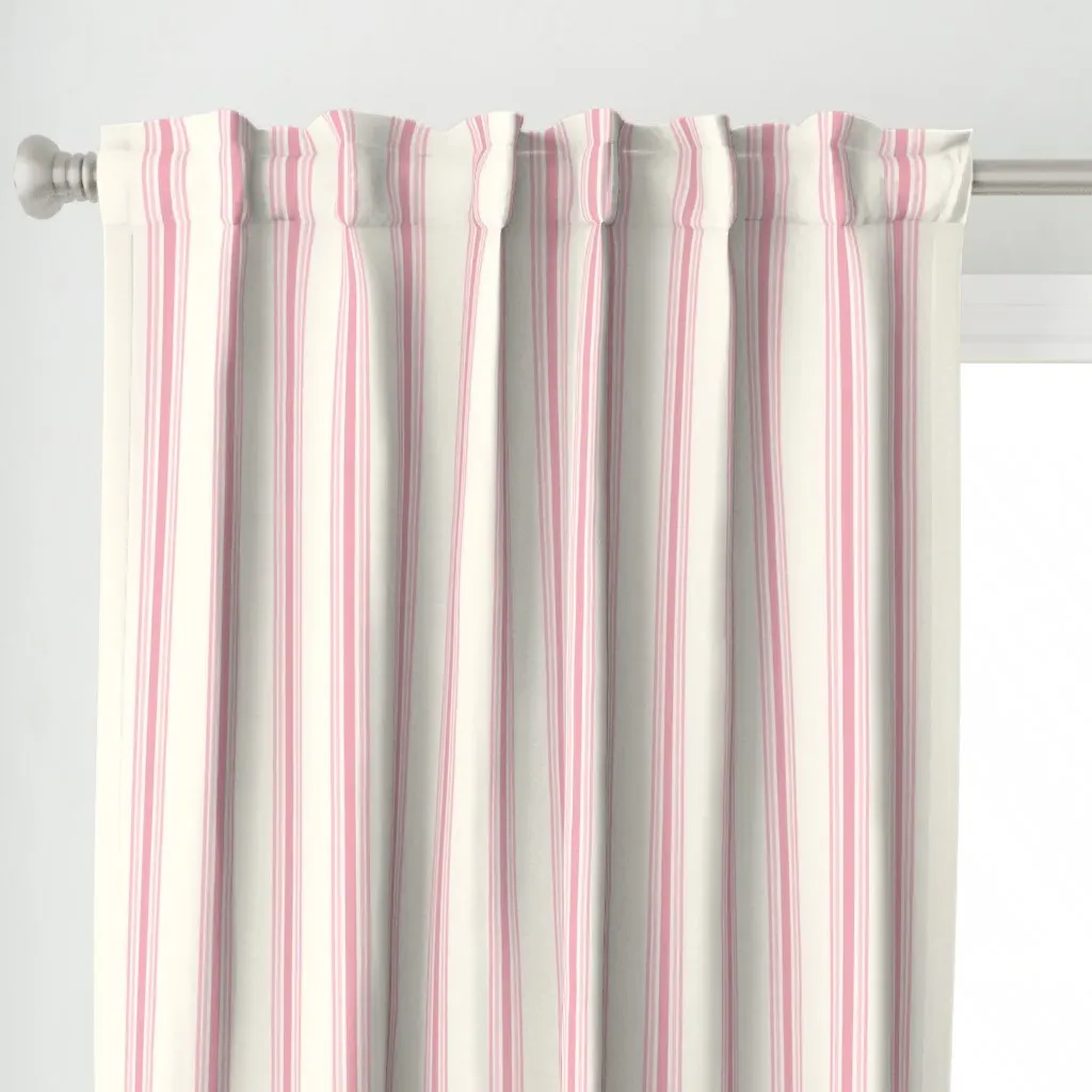 Vintage Coastal Curtain Panel - Pink alternate view