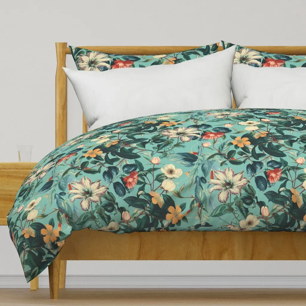 Vintage Garden V Duvet Cover - Green product
