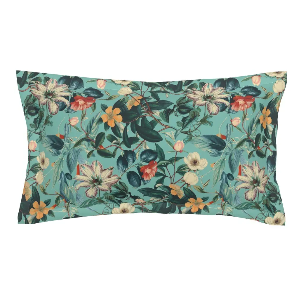 Vintage Garden V King Pillow Sham - Green product