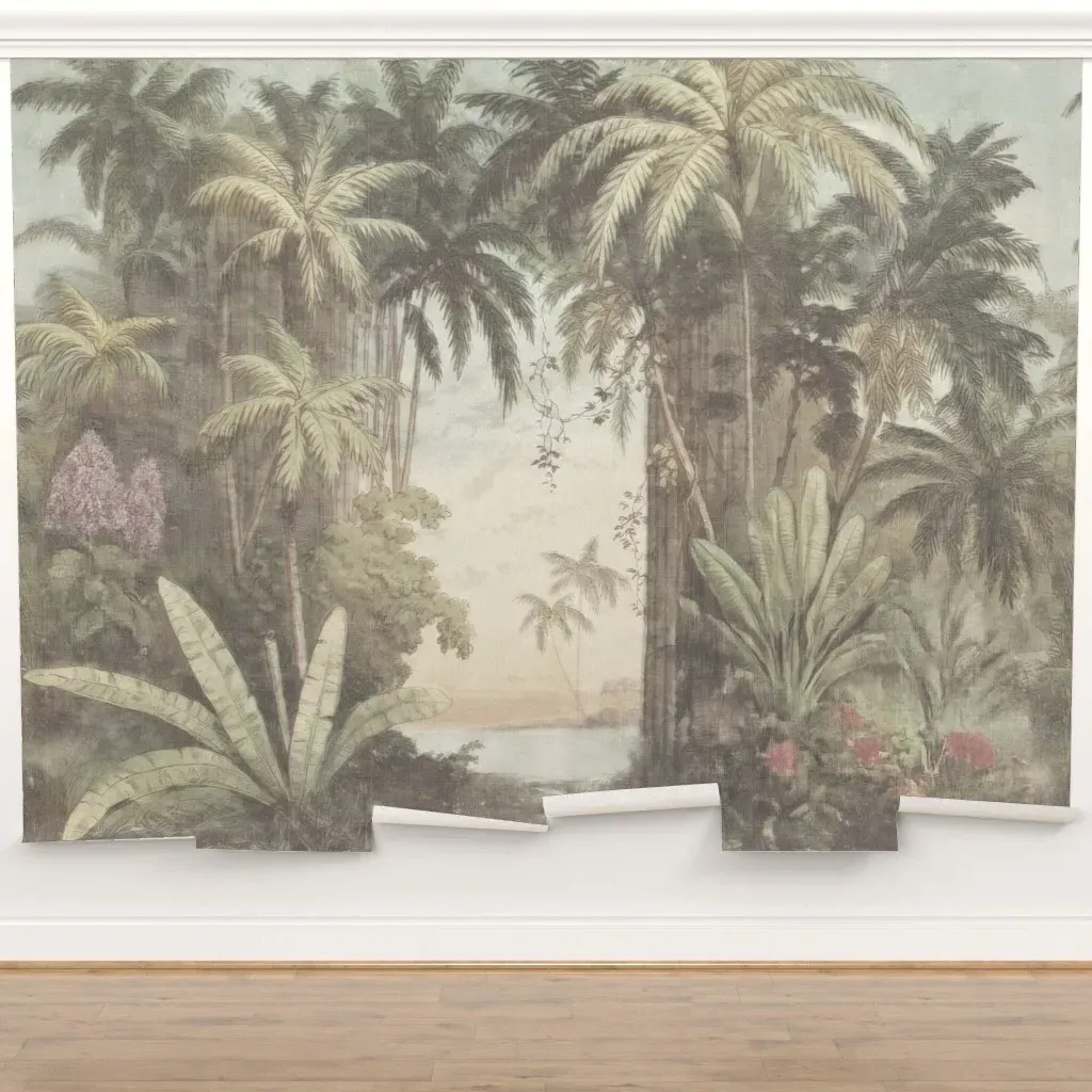 Vintage Palm Sanctuary Peel and Stick Wall Mural product